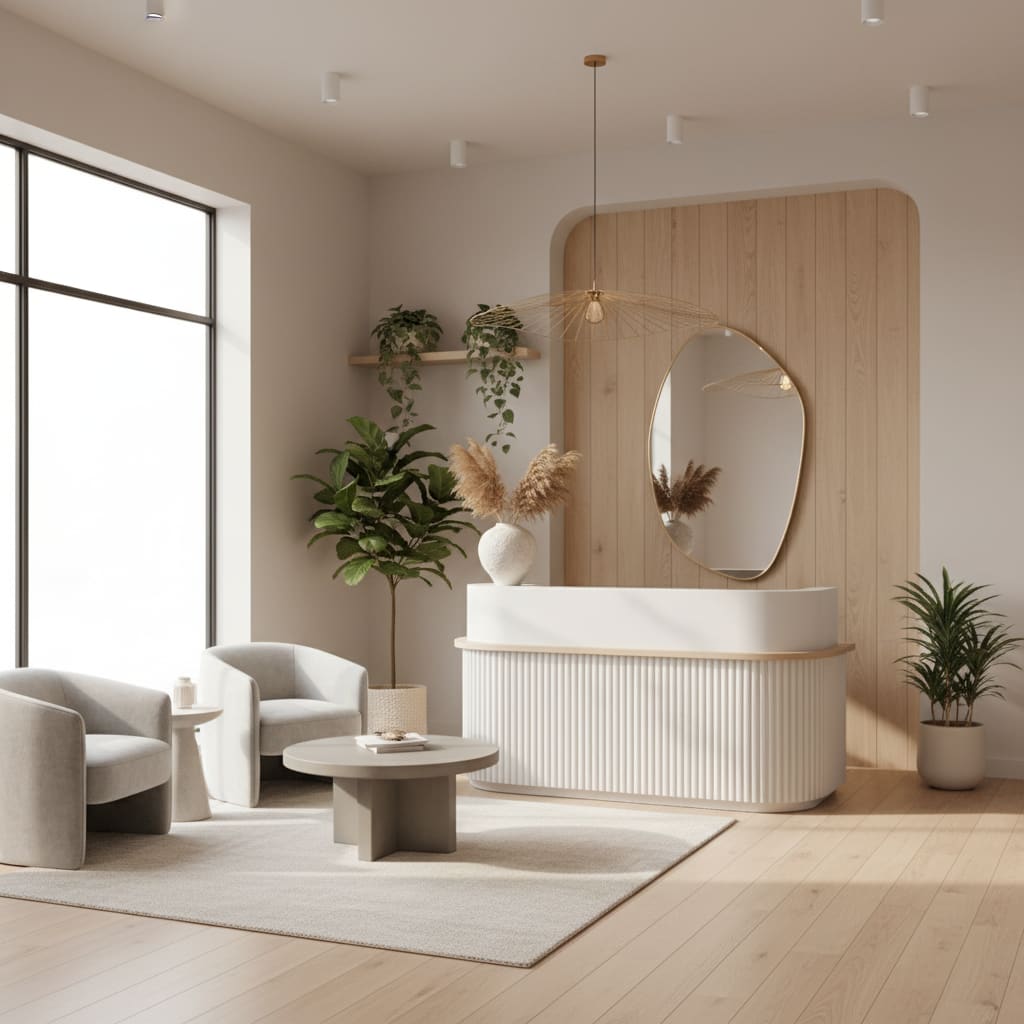 EirBlond studio reception area